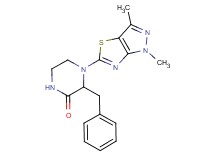 3-benzyl-4-(1,3-dimethyl-1H-pyrazolo[3,4-d][1,3]thiazol-5-yl)piperazin-2-one