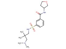 3-({[3-(dimethylamino)-2,2-dimethylpropyl]amino}sulfonyl)-N-(tetrahydrofuran-3-yl)benzamide