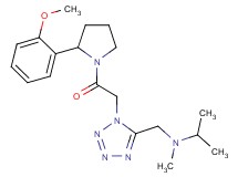 N-[(1-{2-[2-(2-methoxyphenyl)-1-pyrrolidinyl]-2-oxoethyl}-1H-tetrazol-5-yl)methyl]-N-methyl-2-propanamine