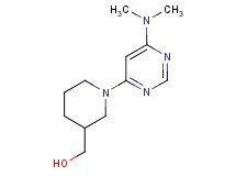 {1-[6-(dimethylamino)-4-pyrimidinyl]-3-piperidinyl}methanol
