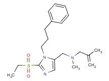N-{[2-(ethylsulfonyl)-1-(3-phenylpropyl)-1H-imidazol-5-yl]methyl}-N,2-dimethyl-2-propen-1-amine