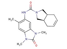 (3aR*,7aS*)-N-(1,3,6-trimethyl-2-oxo-2,3-dihydro-1H-benzimidazol-5-yl)-1,3,3a,4,7,7a-hexahydro-2H-isoindole-2-carboxamide