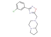 2-{[3-(3-chlorophenyl)-1,2,4-oxadiazol-5-yl]methyl}octahydropyrrolo[1,2-a]pyrazine
