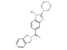 5-(1,3-dihydro-2H-isoindol-2-ylcarbonyl)-1-methyl-2-(4-morpholinyl)-1H-benzimidazole