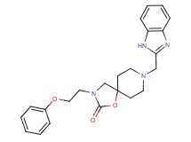 8-(1H-benzimidazol-2-ylmethyl)-3-(2-phenoxyethyl)-1-oxa-3,8-diazaspiro[4.5]decan-2-one