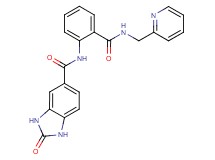 2-oxo-N-(2-{[(pyridin-2-ylmethyl)amino]carbonyl}phenyl)-2,3-dihydro-1H-benzimidazole-5-carboxamide