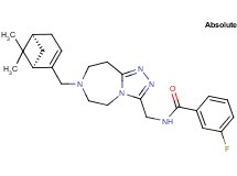 N-[(7-{[(1R,5S)-6,6-dimethylbicyclo[3.1.1]hept-2-en-2-yl]methyl}-6,7,8,9-tetrahydro-5H-[1,2,4]triazolo[4,3-d][1,4]diazepin-3-yl)methyl]-3-fluorobenzamide