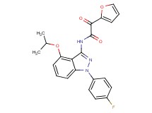N-[1-(4-fluorophenyl)-4-isopropoxy-1H-indazol-3-yl]-2-(2-furyl)-2-oxoacetamide