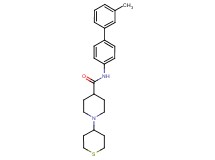 N-(3'-methyl-4-biphenylyl)-1-(tetrahydro-2H-thiopyran-4-yl)-4-piperidinecarboxamide
