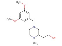 2-[4-(3,5-dimethoxybenzyl)-1-methyl-2-piperazinyl]ethanol