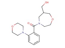 [4-(2-morpholin-4-ylbenzoyl)-1,4-oxazepan-6-yl]methanol