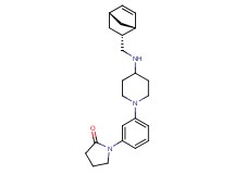 1-[3-(4-{[(1R*,2R*,4R*)-bicyclo[2.2.1]hept-5-en-2-ylmethyl]amino}-1-piperidinyl)phenyl]-2-pyrrolidinone