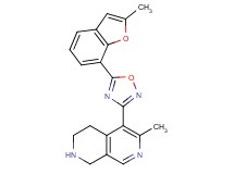 6-methyl-5-[5-(2-methyl-1-benzofuran-7-yl)-1,2,4-oxadiazol-3-yl]-1,2,3,4-tetrahydro-2,7-naphthyridine hydrochloride