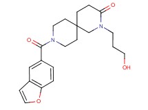 9-(1-benzofuran-5-ylcarbonyl)-2-(3-hydroxypropyl)-2,9-diazaspiro[5.5]undecan-3-one