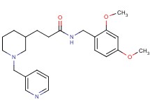 N-(2,4-dimethoxybenzyl)-3-[1-(3-pyridinylmethyl)-3-piperidinyl]propanamide