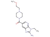 3-ethyl-6-{[4-(2-methoxyethyl)piperazin-1-yl]carbonyl}-3H-imidazo[4,5-b]pyridin-2-amine