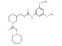 3-[1-(1-azepanylacetyl)-3-piperidinyl]-N-(3,5-dimethoxyphenyl)propanamide