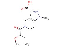 5-(2-methoxybutanoyl)-1-methyl-4,5,6,7-tetrahydro-1H-pyrazolo[4,3-c]pyridine-3-carboxylic acid