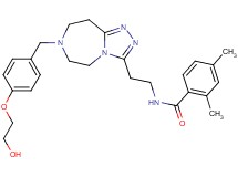 N-(2-{7-[4-(2-hydroxyethoxy)benzyl]-6,7,8,9-tetrahydro-5H-[1,2,4]triazolo[4,3-d][1,4]diazepin-3-yl}ethyl)-2,4-dimethylbenzamide