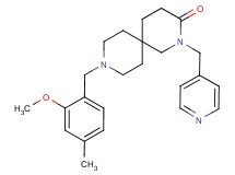 9-(2-methoxy-4-methylbenzyl)-2-(pyridin-4-ylmethyl)-2,9-diazaspiro[5.5]undecan-3-one