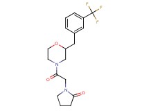 1-(2-oxo-2-{2-[3-(trifluoromethyl)benzyl]-4-morpholinyl}ethyl)-2-pyrrolidinone