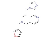 (3-furylmethyl)[3-(1H-imidazol-1-yl)propyl](pyridin-4-ylmethyl)amine