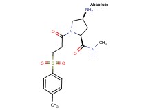(2S,4S)-4-amino-N-methyl-1-{3-[(4-methylphenyl)sulfonyl]propanoyl}pyrrolidine-2-carboxamide