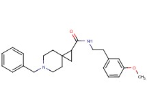 6-benzyl-N-[2-(3-methoxyphenyl)ethyl]-6-azaspiro[2.5]octane-1-carboxamide