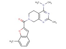 N,N,2-trimethyl-7-[(7-methyl-1-benzofuran-2-yl)carbonyl]-5,6,7,8-tetrahydropyrido[3,4-d]pyrimidin-4-amine