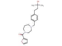 4-(4-{[4-(2-furoyl)-1,4-diazepan-1-yl]methyl}phenyl)-2-methyl-2-butanol