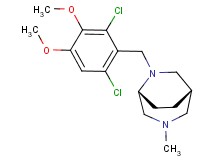 (1S*,5R*)-6-(2,6-dichloro-3,4-dimethoxybenzyl)-3-methyl-3,6-diazabicyclo[3.2.2]nonane