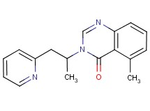 5-methyl-3-(1-methyl-2-pyridin-2-ylethyl)quinazolin-4(3H)-one