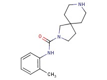 N-(2-methylphenyl)-2,8-diazaspiro[4.5]decane-2-carboxamide