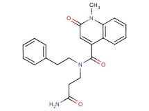 N-(3-amino-3-oxopropyl)-1-methyl-2-oxo-N-(2-phenylethyl)-1,2-dihydroquinoline-4-carboxamide