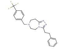 3-(2-phenylethyl)-7-[4-(trifluoromethyl)benzyl]-6,7,8,9-tetrahydro-5H-[1,2,4]triazolo[4,3-d][1,4]diazepine