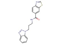 N-[3-(1H-1,2,3-benzotriazol-1-yl)propyl]-1,3-benzothiazole-6-carboxamide
