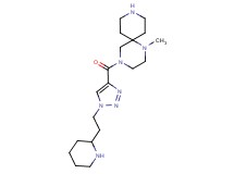 1-methyl-4-{[1-(2-piperidin-2-ylethyl)-1H-1,2,3-triazol-4-yl]carbonyl}-1,4,9-triazaspiro[5.5]undecane