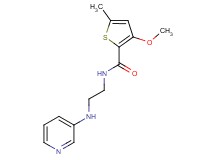 3-methoxy-5-methyl-N-[2-(pyridin-3-ylamino)ethyl]thiophene-2-carboxamide
