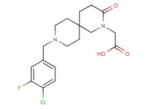 [9-(4-chloro-3-fluorobenzyl)-3-oxo-2,9-diazaspiro[5.5]undec-2-yl]acetic acid
