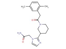 2-(2-{1-[(2,5-dimethylphenyl)acetyl]piperidin-3-yl}-1H-imidazol-1-yl)acetamide
