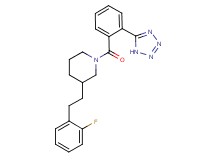 3-[2-(2-fluorophenyl)ethyl]-1-[2-(1H-tetrazol-5-yl)benzoyl]piperidine