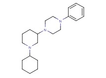 1-(1-cyclohexyl-3-piperidinyl)-4-phenylpiperazine