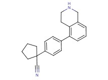 1-[4-(1,2,3,4-tetrahydroisoquinolin-5-yl)phenyl]cyclopentanecarbonitrile