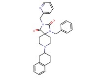 1-benzyl-3-(2-pyridinylmethyl)-8-(1,2,3,4-tetrahydro-2-naphthalenyl)-1,3,8-triazaspiro[4.5]decane-2,4-dione