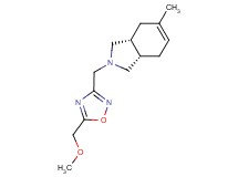 (3aR*,7aS*)-2-{[5-(methoxymethyl)-1,2,4-oxadiazol-3-yl]methyl}-5-methyl-2,3,3a,4,7,7a-hexahydro-1H-isoindole