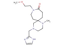 4-(1H-imidazol-2-ylmethyl)-9-(2-methoxyethyl)-1-methyl-1,4,9-triazaspiro[5.6]dodecan-10-one