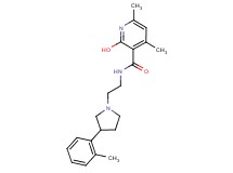 2-hydroxy-4,6-dimethyl-N-{2-[3-(2-methylphenyl)-1-pyrrolidinyl]ethyl}nicotinamide
