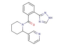 3-{1-[2-(1H-1,2,4-triazol-3-yl)benzoyl]piperidin-2-yl}pyridine
