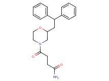 4-[2-(2,2-diphenylethyl)-4-morpholinyl]-4-oxobutanamide