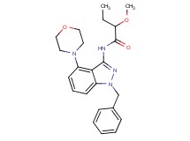 N-(1-benzyl-4-morpholin-4-yl-1H-indazol-3-yl)-2-methoxybutanamide